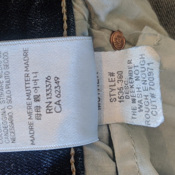 Mother jeans Not rough enough wash 30 - Picture 6 of 6